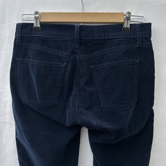 Gap 1969 Skinny Leg Stretch Coduroy Legging Jeans Navy Blue Women 27/4 - Picture 14 of 15
